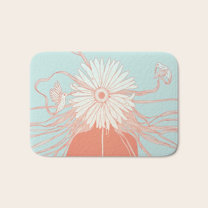 Flower Girl (Life and the Fragile Presence of Beauty) Bath Mat Gallery Image 1