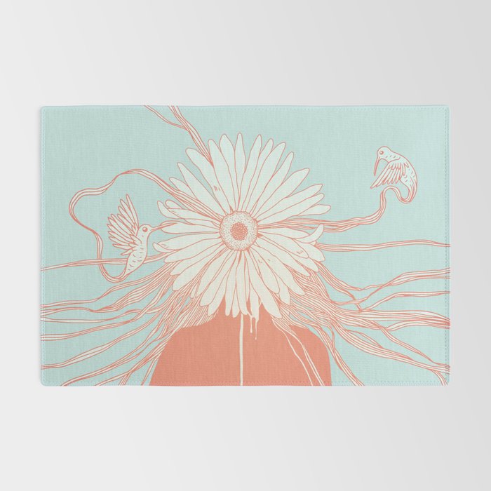 Flower Girl (Life and the Fragile Presence of Beauty) Rug Gallery Image 2