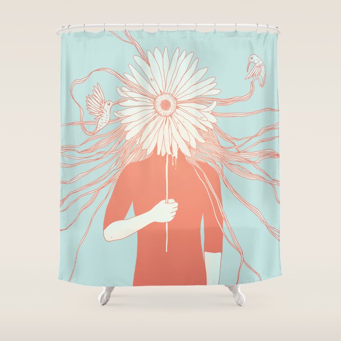 Flower Girl (Life and the Fragile Presence of Beauty) Shower Curtain Gallery Image 1