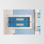 Lisbon Blue Door | Portugal fine art travel photography print Rug Gallery Image 2