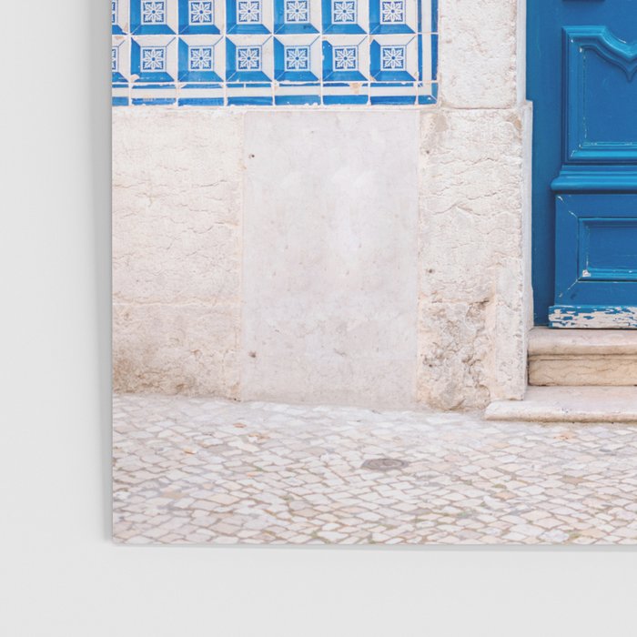 Lisbon Blue Door | Portugal fine art travel photography print Poster Gallery Image 3