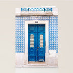 Lisbon Blue Door | Portugal fine art travel photography print Stationery Card Gallery Image 2