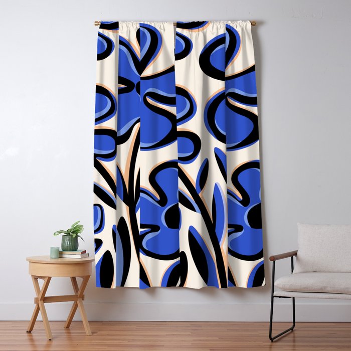 Cobalt Cosmos Window Curtain Gallery Image 5