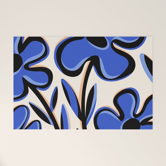 Cobalt Cosmos Welcome Mat Gallery Image 1