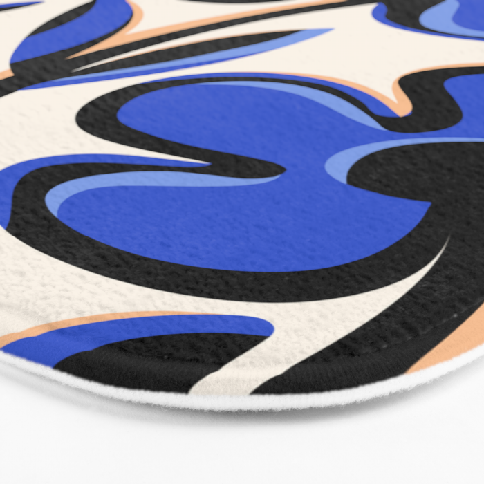 Cobalt Cosmos Bath Mat Gallery Image 3