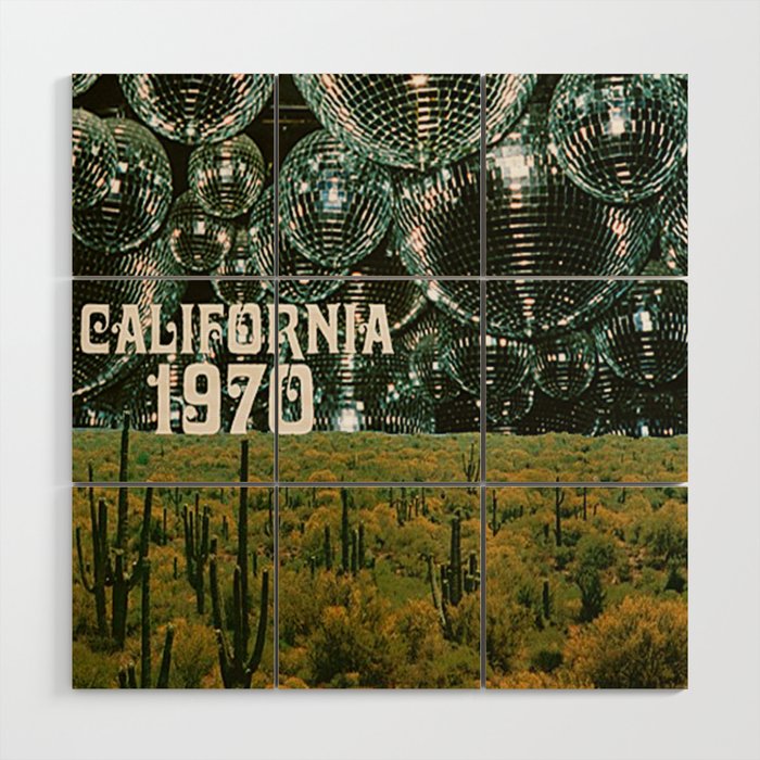 California 1970 Wood Wall Art Gallery Image 1