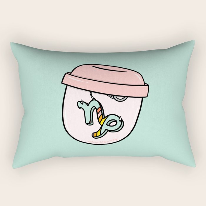 Capricorn Keychain Rectangular Pillow Gallery Image 1