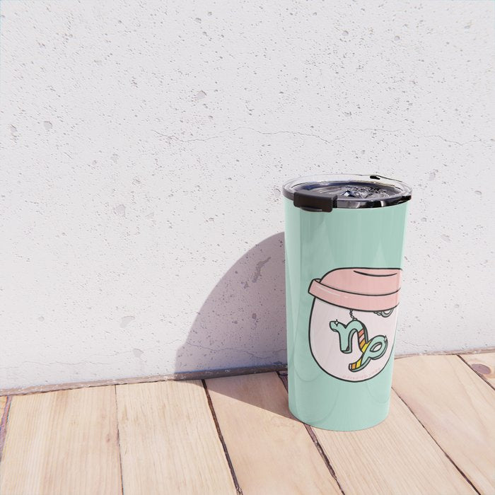 Capricorn Keychain Travel Mug Gallery Image 4