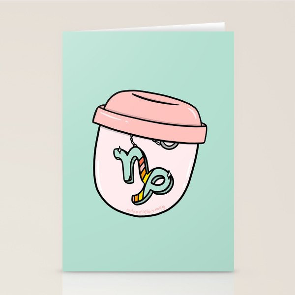 Capricorn Keychain Stationery Card Gallery Image 1
