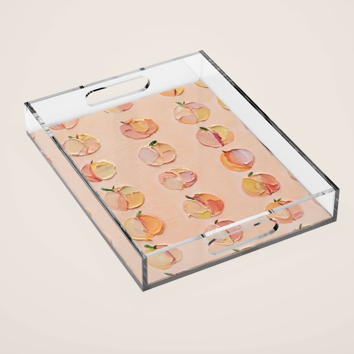 Peaches and Cream 6 Acrylic Tray Gallery Image 1