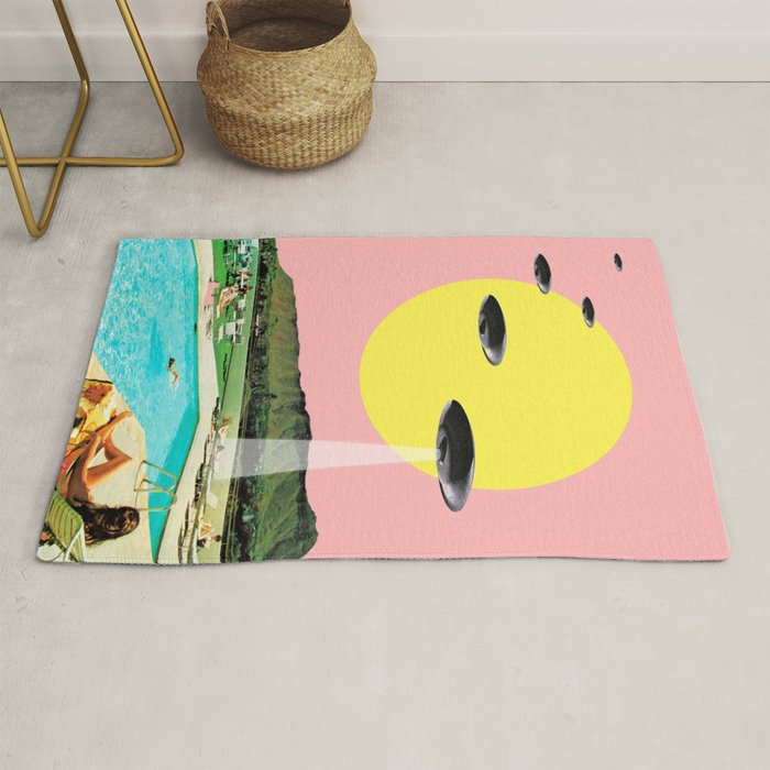 Invasion on vacation (UFO in Hawaii) Rug Gallery Image 1