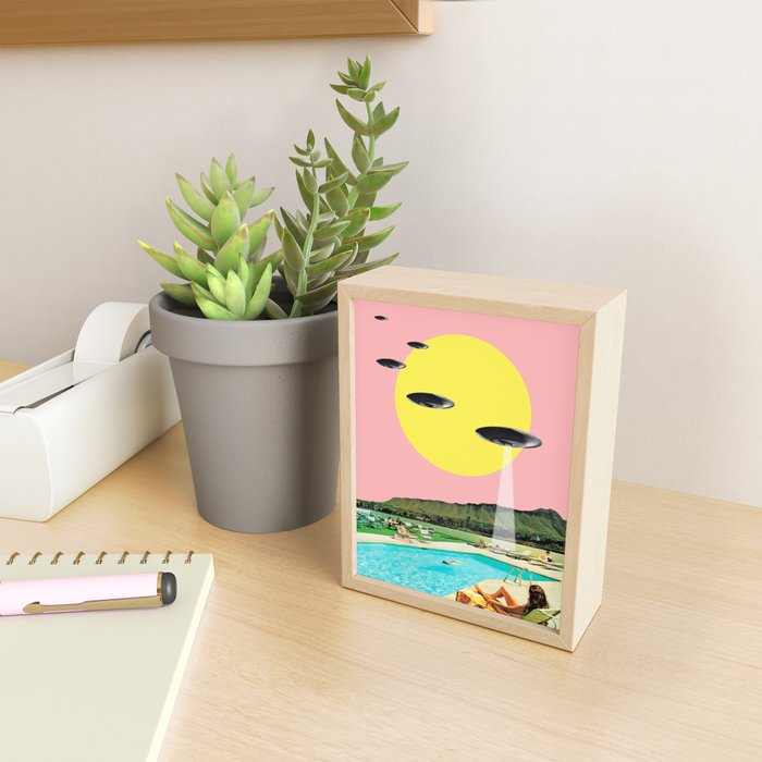 Invasion on vacation (UFO in Hawaii) Mini Art Print Gallery Image 2