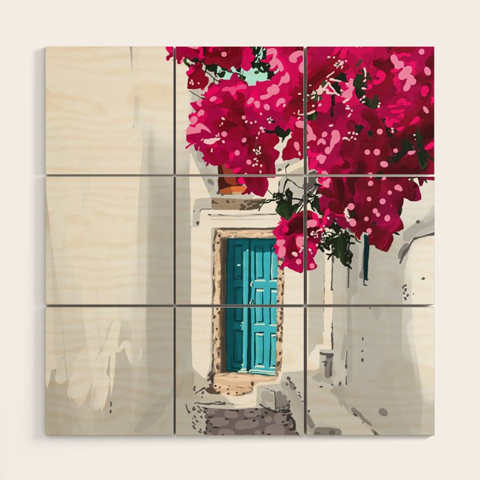 Greek Hideout Wood Wall Art Gallery Image 1