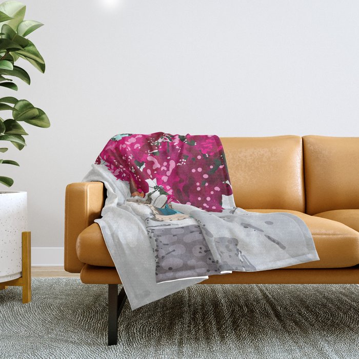 Greek Hideout Throw Blanket Gallery Image 1