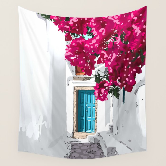 Greek Hideout Wall Tapestry Gallery Image 4