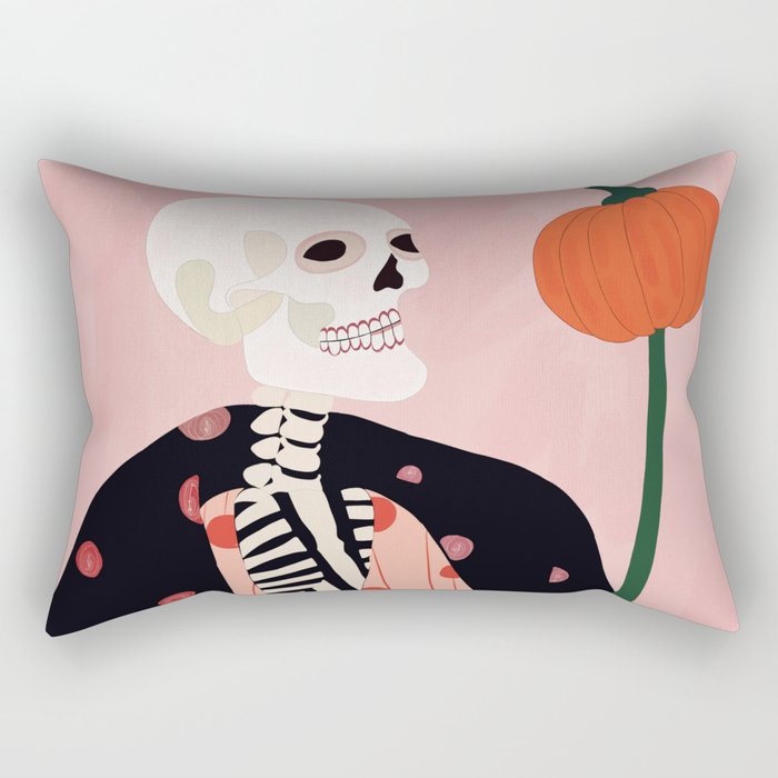 Pumpkin Keeper Rectangular Pillow Gallery Image 1