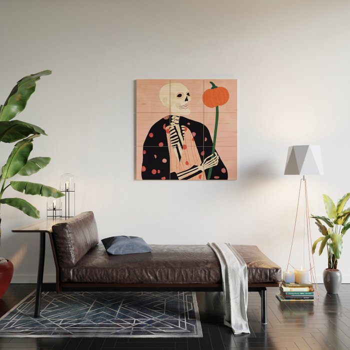 Pumpkin Keeper Wood Wall Art Gallery Image 2