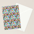 Vintage Y2K cartoon sticker pattern Stationery Card Gallery Image 2