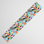 Vintage Y2K cartoon sticker pattern Table Runner Gallery Image 3