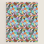Vintage Y2K cartoon sticker pattern Jigsaw Puzzle Gallery Image 1