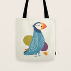 Quirky Atlantic Puffin Tote Bag Gallery Image 1