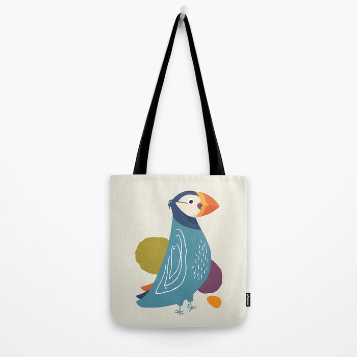 Quirky Atlantic Puffin Tote Bag Gallery Image 2