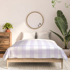 Lilac gingham pattern Comforter Gallery Image 3