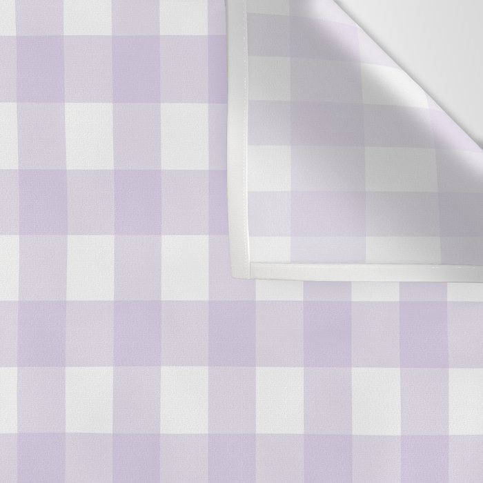Lilac gingham pattern Wall Tapestry Gallery Image 3