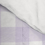 Lilac gingham pattern Comforter Gallery Image 4
