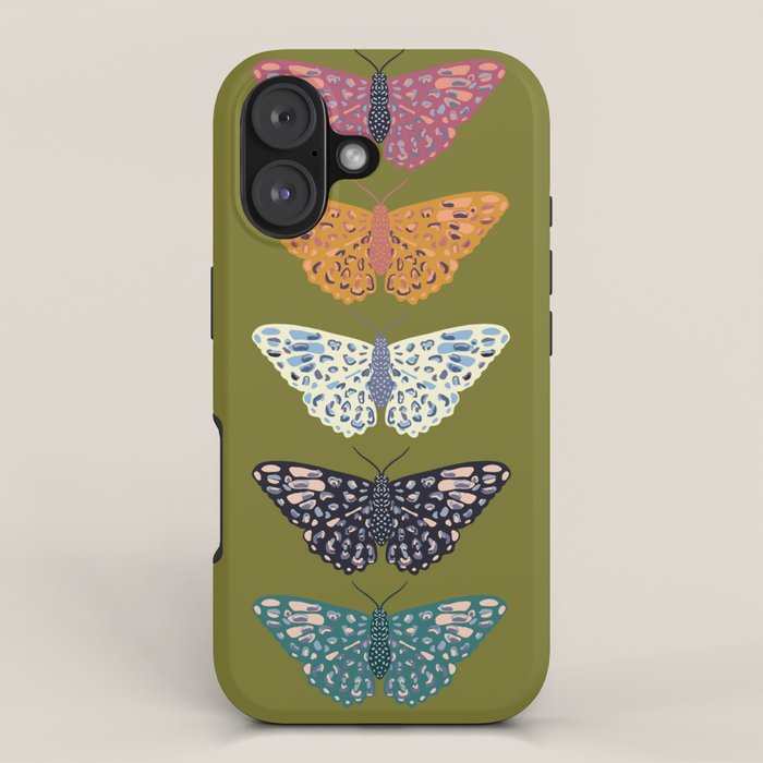 Vintage Butterflies - Mid-century modern  iPhone Case Gallery Image 1