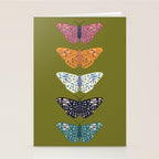 Vintage Butterflies - Mid-century modern  Stationery Card Gallery Image 2