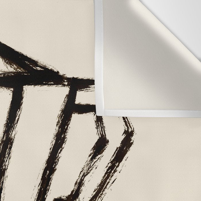 Moke Coffee Pot - Black and Cream Wall Tapestry Gallery Image 3