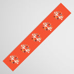 Festive doves - folk illustration Table Runner Gallery Image 3