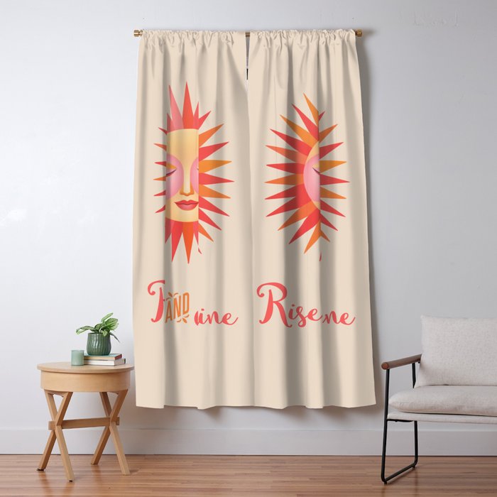 Rise And Shine Happy Sun Window Curtain Gallery Image 1