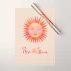 Rise And Shine Happy Sun Wrapping Paper Gallery Image 1
