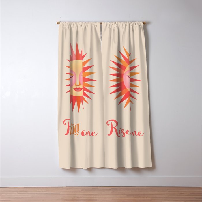 Rise And Shine Happy Sun Window Curtain Gallery Image 3
