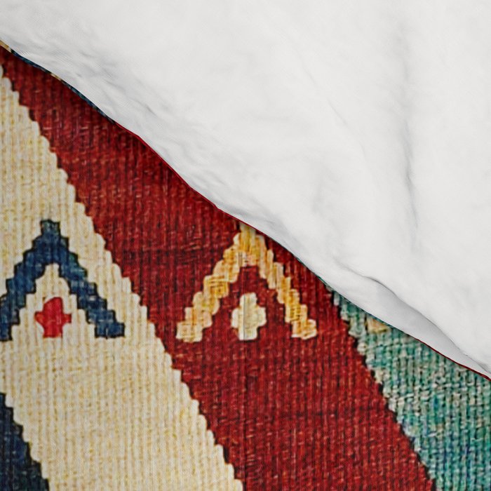 Kurdish Azerbaijan Northwest Persian Niche Kilim Print Comforter Gallery Image 4