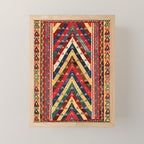 Kurdish Azerbaijan Northwest Persian Niche Kilim Print Mini Art Print Gallery Image 1