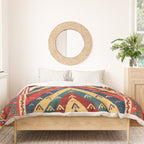 Kurdish Azerbaijan Northwest Persian Niche Kilim Print Duvet Cover Gallery Image 3