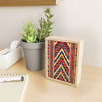 Kurdish Azerbaijan Northwest Persian Niche Kilim Print Mini Art Print Gallery Image 2