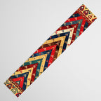 Kurdish Azerbaijan Northwest Persian Niche Kilim Print Table Runner Gallery Image 3