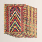 Kurdish Azerbaijan Northwest Persian Niche Kilim Print Wrapping Paper Gallery Image 3