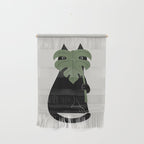 Cat and Plant 14: Monster-a Wall Hanging Gallery Image 1