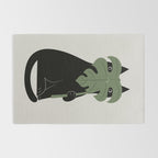 Cat and Plant 14: Monster-a Rug Gallery Image 2