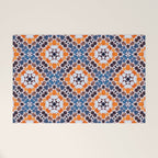 Moroccan tile - blue mosaic Welcome Mat Gallery Image 1