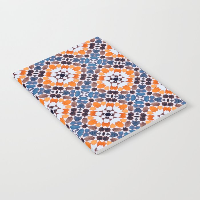 Moroccan tile - blue mosaic Notebook Gallery Image 1