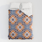 Moroccan tile - blue mosaic Duvet Cover Gallery Image 6