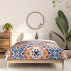 Moroccan tile - blue mosaic Comforter Gallery Image 3