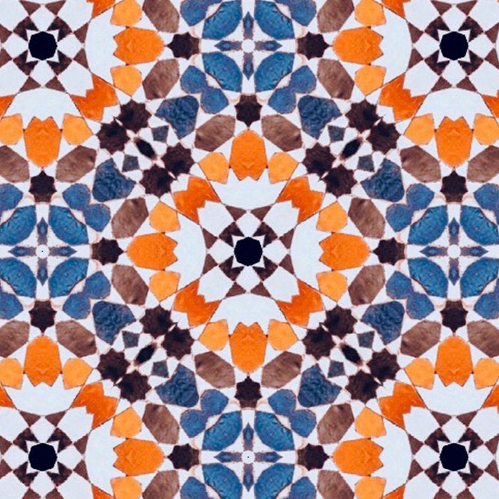 Moroccan tile - blue mosaic Coffee Mug Gallery Image 2