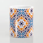 Moroccan tile - blue mosaic Coffee Mug Gallery Image 4